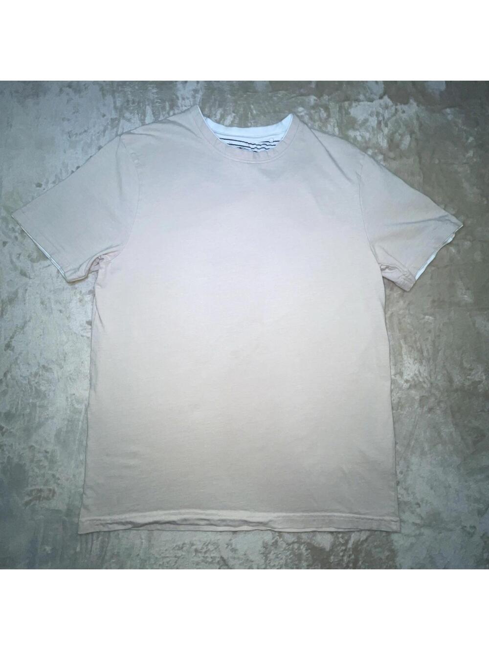 Denim & Flower By Ricky Singh Light Beige T-Shirt